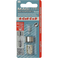 Ampoule de rechange pour lampe de poche &agrave; 4 piles C & D Les Distributions ICE