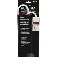 Limiteur de surtension, 6 Prises, 200 J, 1875 W, Cordon 3' Les Distributions ICE