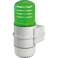 Balises modulaires multifonctionnelles &agrave; DEL Streamline, Continu/Clignotement/Rotatif, Vert Les Distributions ICE