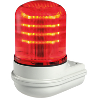 Balises modulaires multifonctionnelles &agrave; DEL Streamline, Continu/Clignotement/Rotatif, Rouge Les Distributions ICE