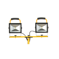 Twin-Head Work Light, LED, 40 W, 4800 Lumens, Aluminum Housing Les Distributions ICE