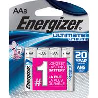 Batteries au lithium Ultimate, AA, 1,5 V Les Distributions ICE