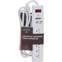 Limiteur de surtension avec chargeur USB, 6 Prises, 1200 J, 1875 W, Cordon 6' Les Distributions ICE