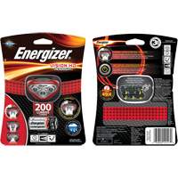 Lampe frontale Vision, DEL, 200 lumens, 8,5 hres de fonctionnement, piles AAA Les Distributions ICE