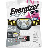 Lampe frontale industrielle Vision Ultra, DEL, 450 lumens, 2 hres de fonctionnement, piles AAA Les Distributions ICE