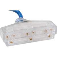TPE-Rubber Extension Cord with Light Indicator, All-Weather, SJEOW, 14/3 AWG, 15 A, 3 Outlet(s), 25' Les Distributions ICE