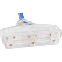 TPE-Rubber Extension Cord with Light Indicator, All-Weather, SJEOW, 12/3 AWG, 15 A, 3 Outlet(s), 25' Les Distributions ICE
