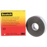 Ruban isolant semi-conducteur Scotch, 19 mm (3/4") x 4,6 m (15'), Noir, 30 mils Les Distributions ICE
