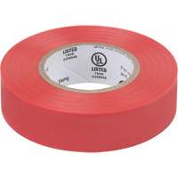 Ruban isolant, 19 mm (3/4") x 18 m (60'), Rouge, 7 mils Les Distributions ICE