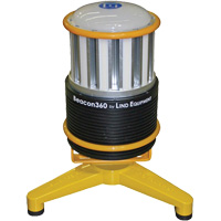 Lampe de travail portative Beacon360 GO avec support au sol, DEL, 45 W, 6000 lumens, Boîtier en Aluminium Les Distributions ICE