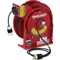 Power Cord Reel, 45', SJEOOW, 12 Gauge, 20 A Les Distributions ICE