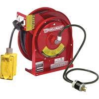 Power Cord Reel, 45', SJEOOW, 12 Gauge, 20 A Les Distributions ICE