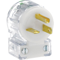Prise de rallonge &agrave; angle de qualit&eacute; hospitali&egrave;re, Nylon, 20 A, 125 V Les Distributions ICE