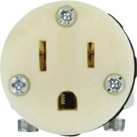 Connecteur de prise de rallonge de qualit&eacute; hospitali&egrave;re, 5-15R, Nylon Les Distributions ICE