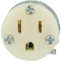 Connecteur de prise de rallonge de qualit&eacute; hospitali&egrave;re, 5-15R, Nylon Les Distributions ICE