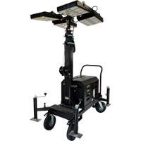 Beacon LED Four-Light Tower, Diesel/Electric, 800 Watts, 120000 Lumens, 17' High Les Distributions ICE