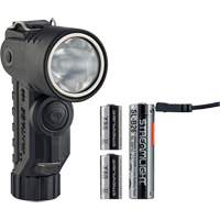 Lame de poche &agrave; alimentation multiple &agrave; angle droit pour casque Vantage 180 X, DEL, Piles Rechargeable/CR123A, Polym&egrave;re de nylon Les Distributions ICE