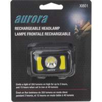 Headlamp, LED, 350 Lumens, 2 Hrs. Run Time, Rechargeable Batteries Les Distributions ICE
