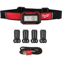 Magnetic Headlamp & Task Light, LED, 450 Lumens, 2.5 Hrs. Run Time, Rechargeable Batteries Les Distributions ICE