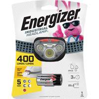 Lampe frontale avec mise au point Vision HD+, DEL, 400 lumens, 3 hres de fonctionnement, piles AAA Les Distributions ICE