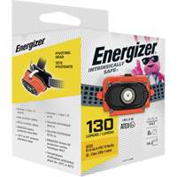 Lampe frontale &agrave; s&eacute;curit&eacute; intrins&egrave;que, DEL, 130 lumens, 6 hres de fonctionnement, piles AAA Les Distributions ICE