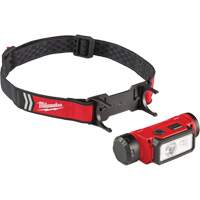 REDLITHIUM USB Hardhat Headlamp, LED, 600 Lumens, 5 Hrs. Run Time, Rechargeable Batteries Les Distributions ICE