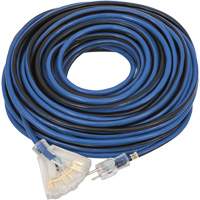 JLEC-12100 Rallonge de qualit&eacute; professionnelle, Int&eacute;rieur/ext&eacute;rieur, SJTOW, AWG 12, 15 A, 100' Les Distributions ICE