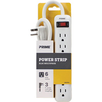 Bloc multiprise, 6 Prise(s), 3', 15 A, 1875 W, 125 V Les Distributions ICE