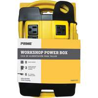 Bloc d'alimentation pour atelier, 8 Prise(s), 6', 15 A, 1875 W, 125 V Les Distributions ICE