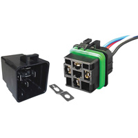 Paquet assorti de relais et de fil herm&eacute;tiques r&eacute;sistants aux intemp&eacute;ries, Mini disjoncteur, 30 A, 24 V Les Distributions ICE