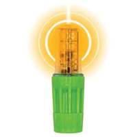 Lampe &agrave; DEL tr&egrave;s lumineuse Rocket II pour les fouets d'avertissement style &agrave; douille 1156, Clignotement, Ambr&eacute;e Les Distributions ICE