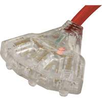 Rallonge pour g&eacute;n&eacute;ratrice avec triple fiche, STW, AWG 10, 3 prise(s), 25' Les Distributions ICE