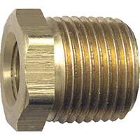 Pipe Bushing, 3/8" x 1/4", NPT x FPT, Brass Les Distributions ICE